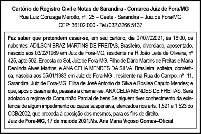 AVISO ADILSON
