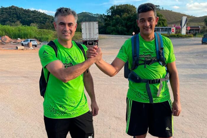 Caminhada da superação: dupla de amigos completa 107 km em 17 horas 3 01 caminhada da superacao fotos Jhon Carelli e Claudio Ferreira