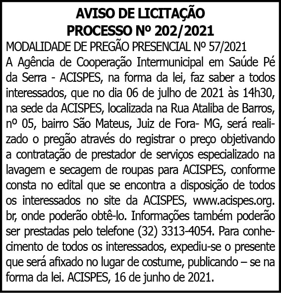 Processo de Licitação N202-2021 4 1 ACISPES 202