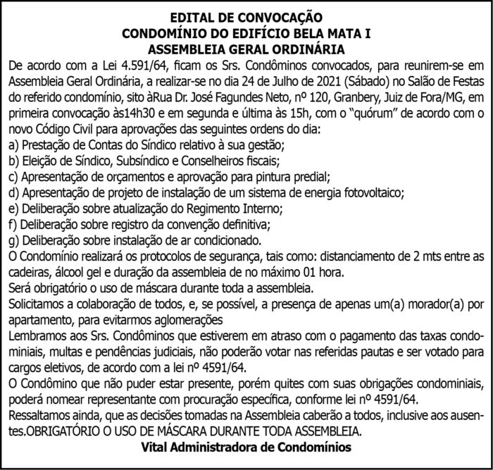 Edital de Convocação 4 1 BELA
