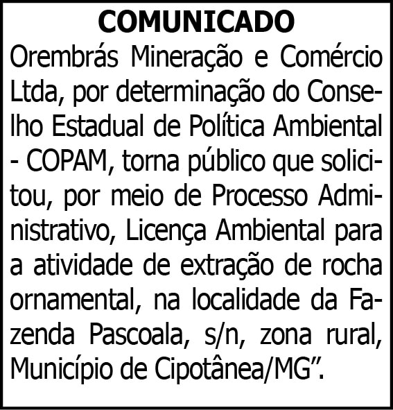 Comunicado 4 1 OREMBRAS
