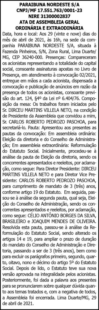 Ata de Assembleia 4 1 PARAIBUNA