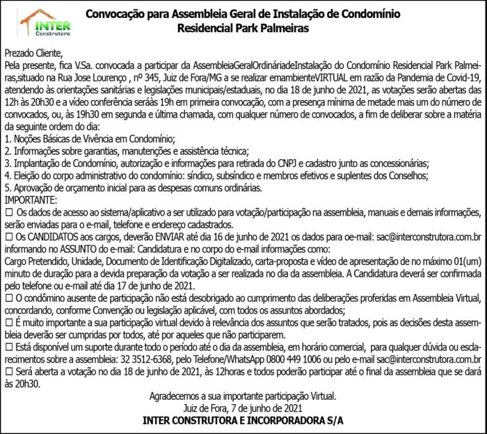 Condomínio Park Palmeiras 4 1 PARK PALMEIRAS 1