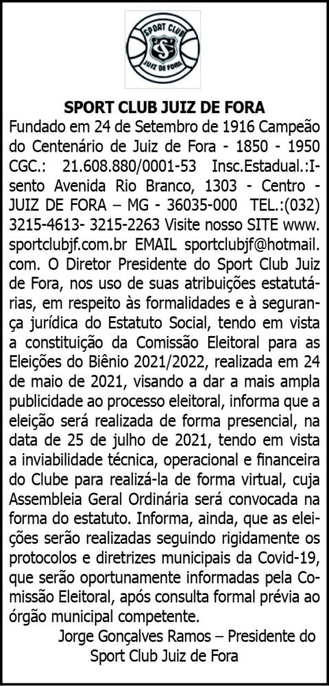 Sport Club Juiz de Fora 4 1 SPORT