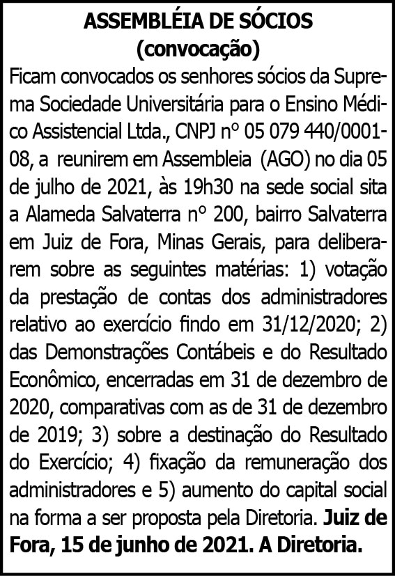Assembleia de Sócios - Suprema 4 1 SUPREMA
