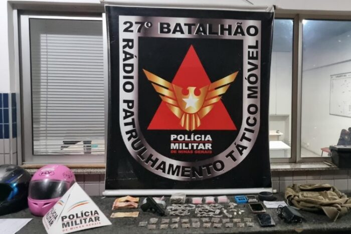 PM detém cinco pessoas após roubo a motociclista em JF 1 Foto Divulgacao Policia Militar