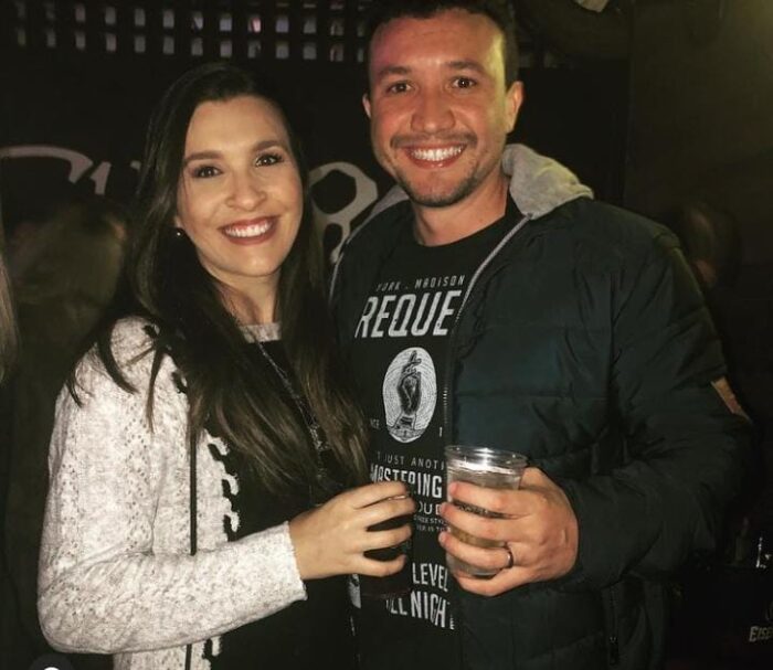 Rosiane Lima e Renan Marques, antes da pandemia