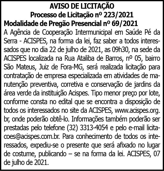 Aviso de Licitação 4 1 ACISPES 223