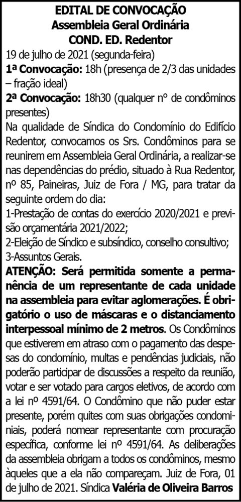 1 ED REDENTOR
