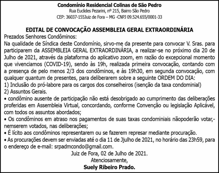 1 SAO PEDRO