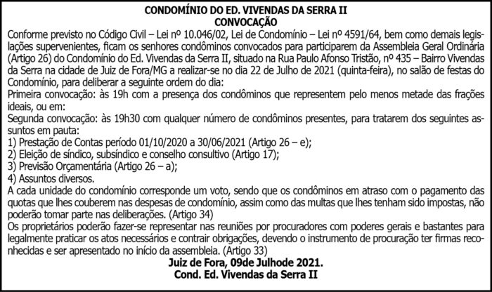 Cond. Ed. Vivendas da Serra II 4 1 SERRA