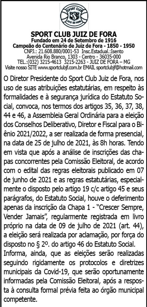 Sport Club Juiz de Fora 4 1 SPORT