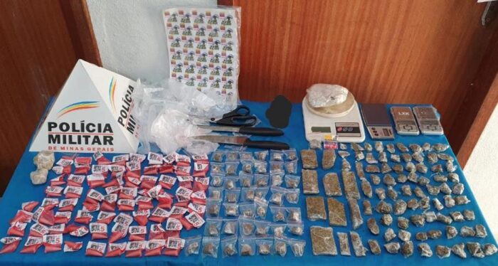 Trio é detido com drogas e artefato explosivo na Zona Sudeste 1 22 07 2021 trafico foto divulgacao pm