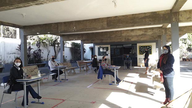 Volta as aulas na regiao Foto SEE Divulgacao