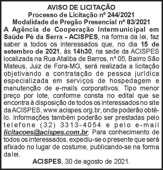 Pregão - Acispes Juiz de Fora 4 1 ACISPES 244