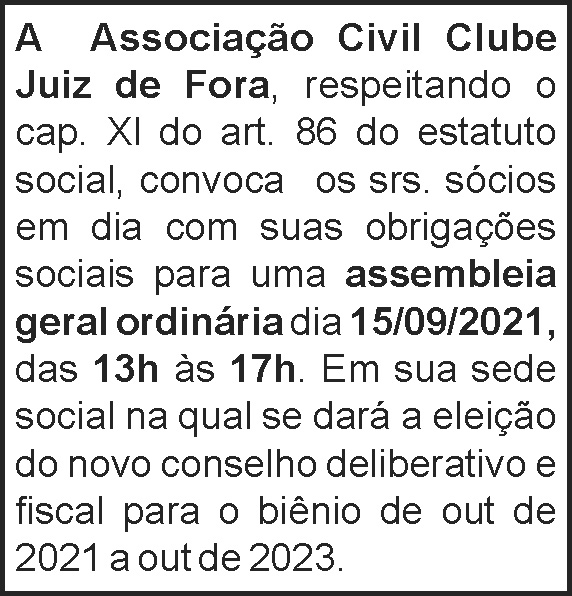 Associação Civil Clube Juiz de Fora 4 1 CIVIL 1