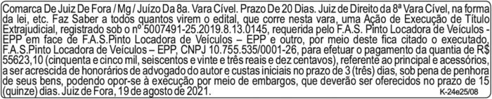 Edital de Título Extrajudicial 4 1 DESTAK