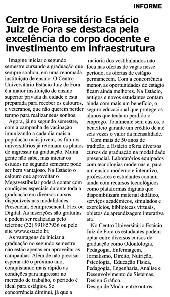 Informe Estácio 4 1 ESTACIO