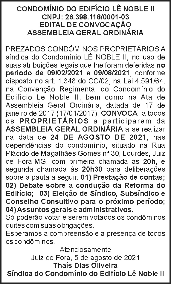 Condomínio do Edifício Lê Noble II 4 1 NOBLE