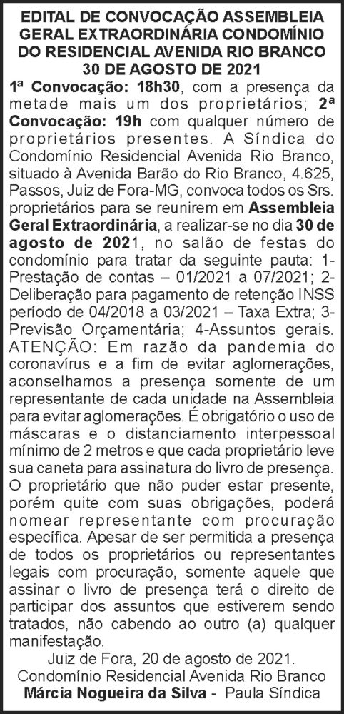 1 RIO BRANCO