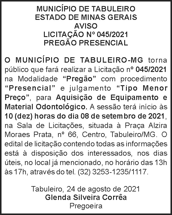 Pregão em Rio Novo 4 1 TABULEIRO 045