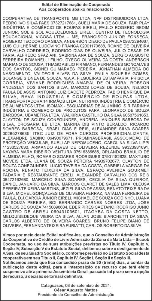 1 COOPERADO