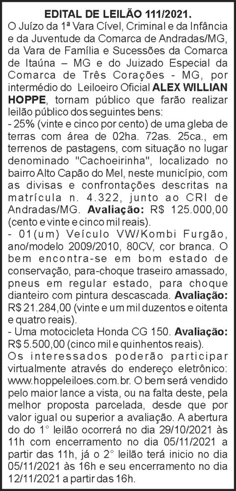 Edital de leilão - Andradas 4 1 LEILAO 113 03