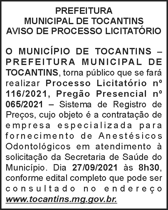1 TOCANTINS 116