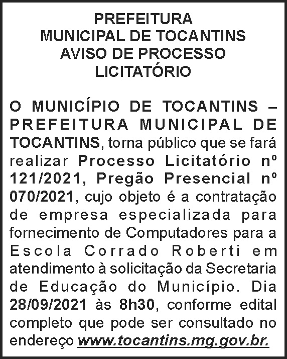 1 TOCANTINS 121