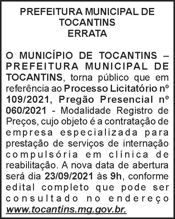 1 TOCANTINS