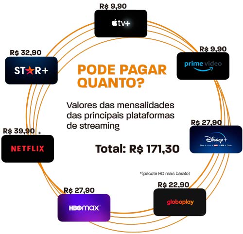 Haja tempo e dinheiro para tanta plataforma de streaming