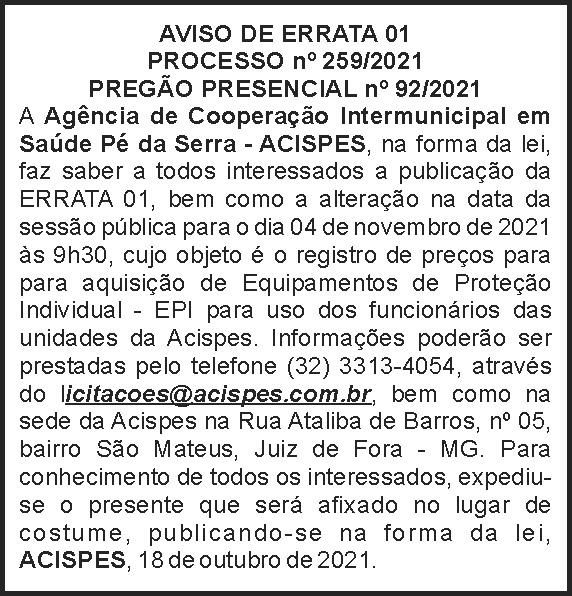 Acispes - Processo nº 259 4 1 ACISPES 259