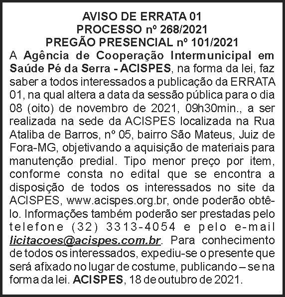 Acispes - Aviso de Errata 4 1 ACISPES 268 1