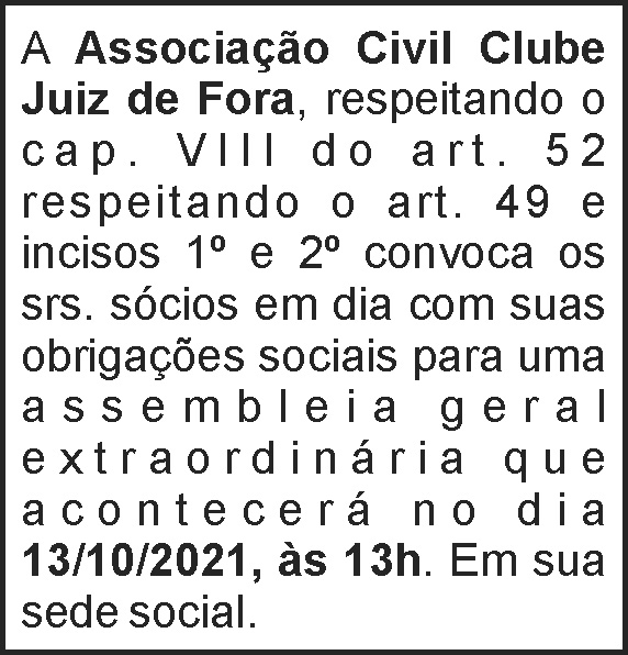 Associação Civil Clube Juiz de Fora 4 1 CIVIL