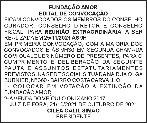 1 FUNDACAO AMOR 1