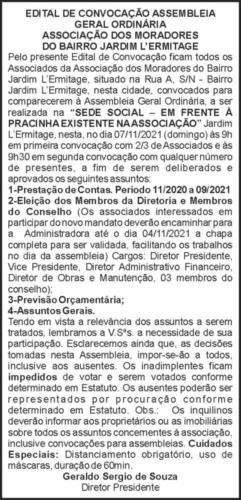 Edital de convocação 4 1 LERMITAGE