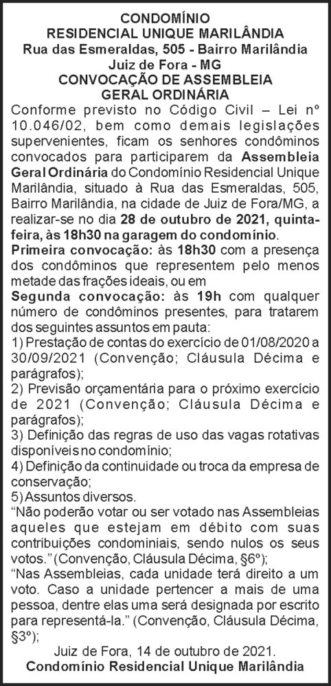 Edital - Assembleia Geral 4 1 MARILANDIA