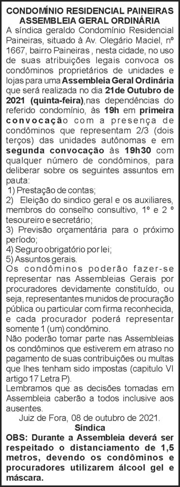 1 PAINEIRAS