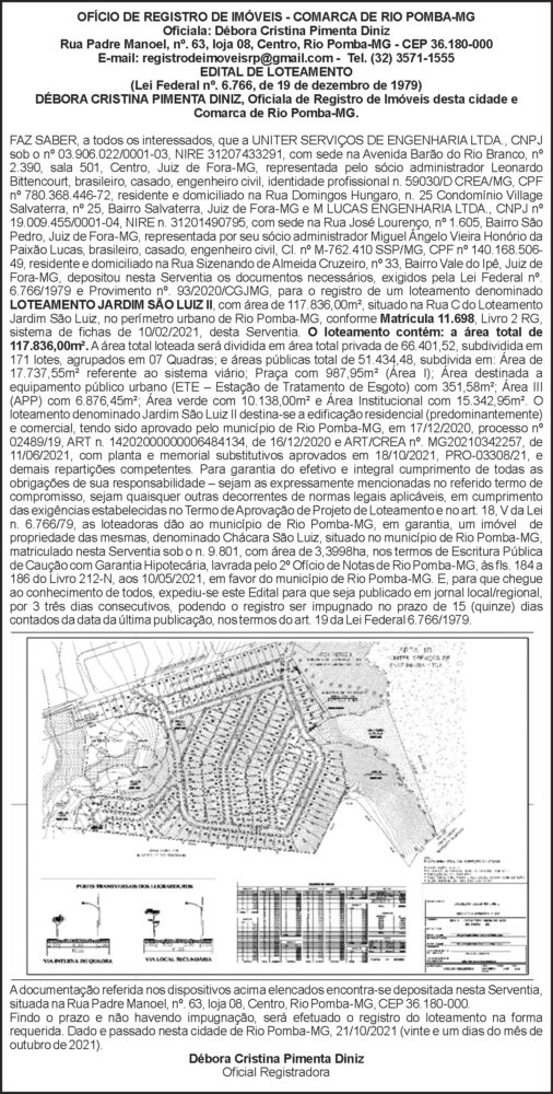 1 RIO POMBA 1