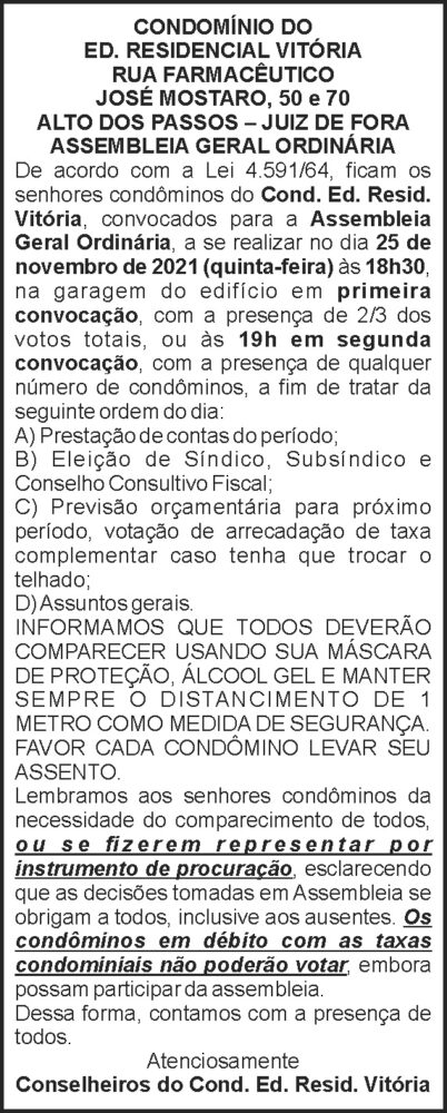 Assembleia - Residencial Vitória 4 1 VITORIA