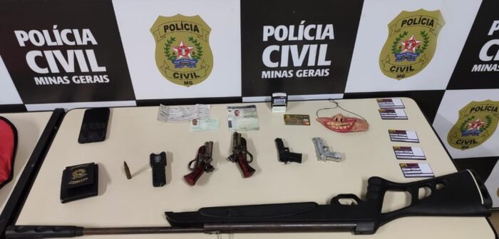 materiais roubados Divulgacao Policia Civil