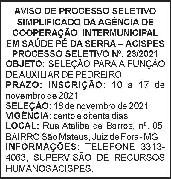 Acispes - Processo Seletivo 4 1 ACISPES 23