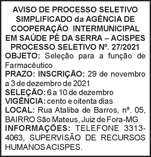Edital - Acispes 4 1 ACISPES 27