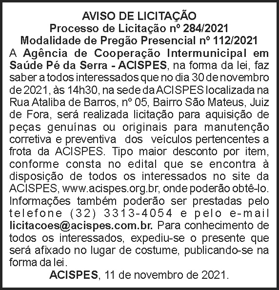 Pregão presencial - Acispes 4 1 ACISPES 284