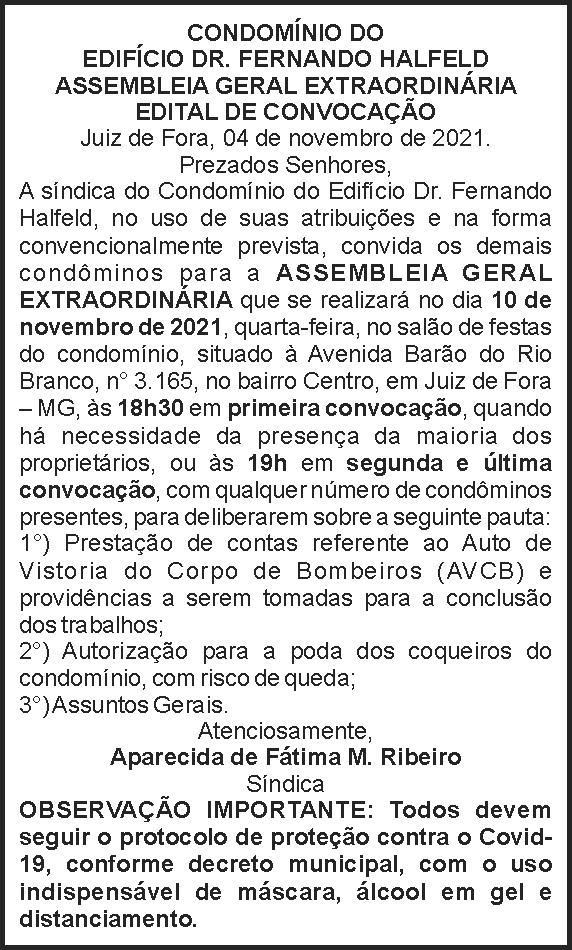 Assembleia Geral - Fernando Halfeld 4 1 HALFELD