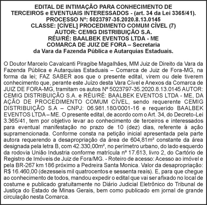 Edital de intimação - Juiz de Fora 4 1 IVAN 1