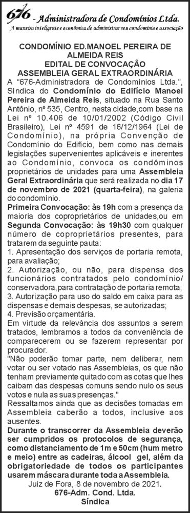 Edital - Manoel Pereira de Almeida 4 1 MANOEL PEREIRA