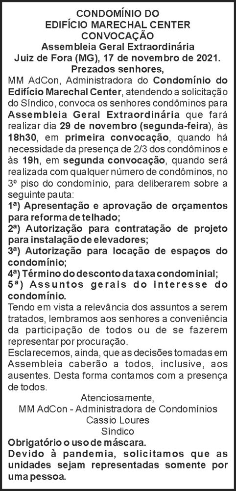 Assembleia - Marechal Center 4 1 MARECHAL 1