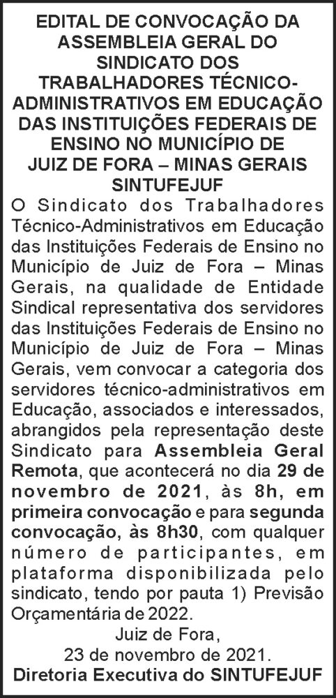 Sintufejuf - Assembleia 4 1 SINTUFEJUF