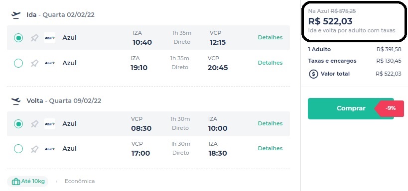 Vai viajar? Confira passagens aéreas de ida e volta de Juiz de Fora por ...